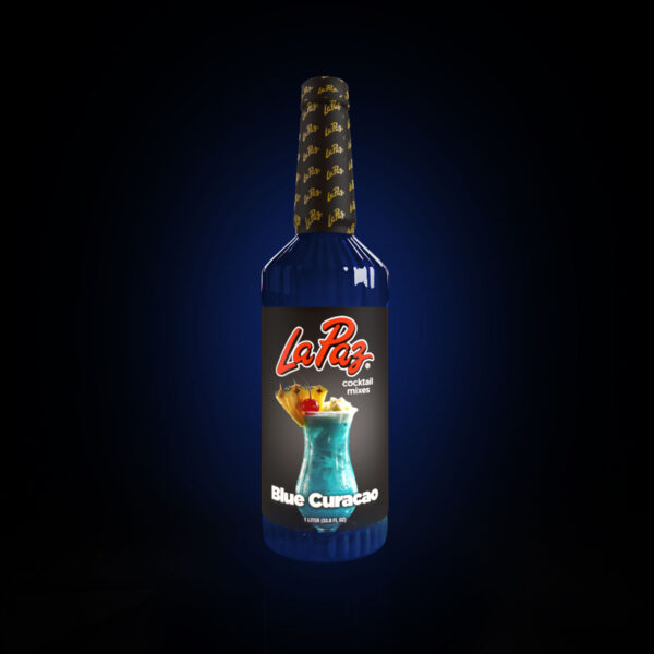 La Paz Blue Curacao Syrup Liter